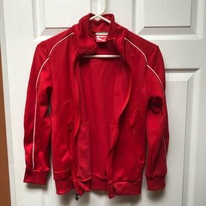 Boys Puma Ferrari zip up jacket Sz M